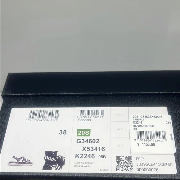 CHANEL Leather & Rope Dad Quilted Sandals Authentic - Picture 9 of 12